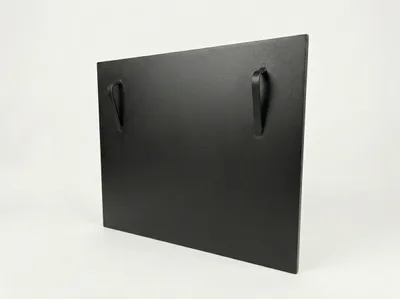 Plaque coupe-vent en acier